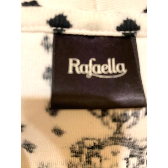 Women's Jacket Rafaella Cardigan Sweater Jacket XL Black and White - Picture 6 of 16